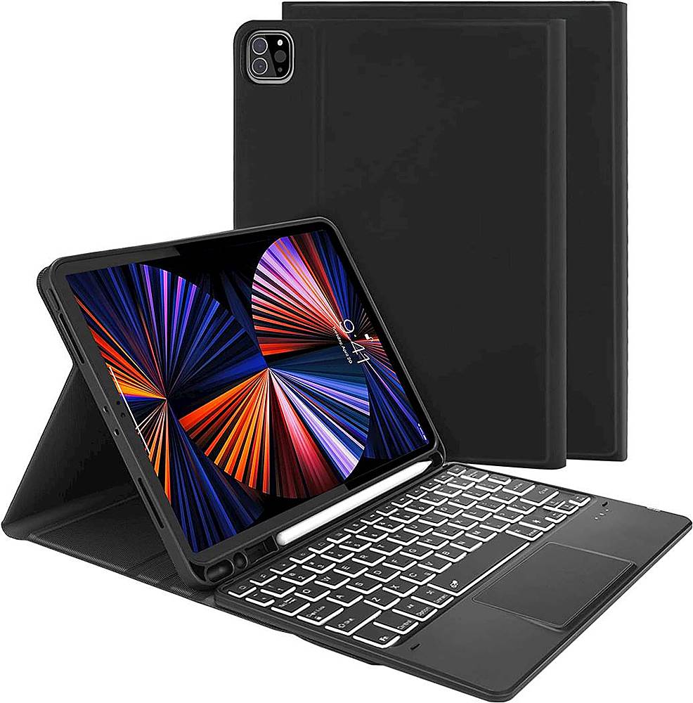 SaharaCase - Keyboard Folio Case for Apple® iPad® Pro 12.9" (5th Generation 2021) - Black_8