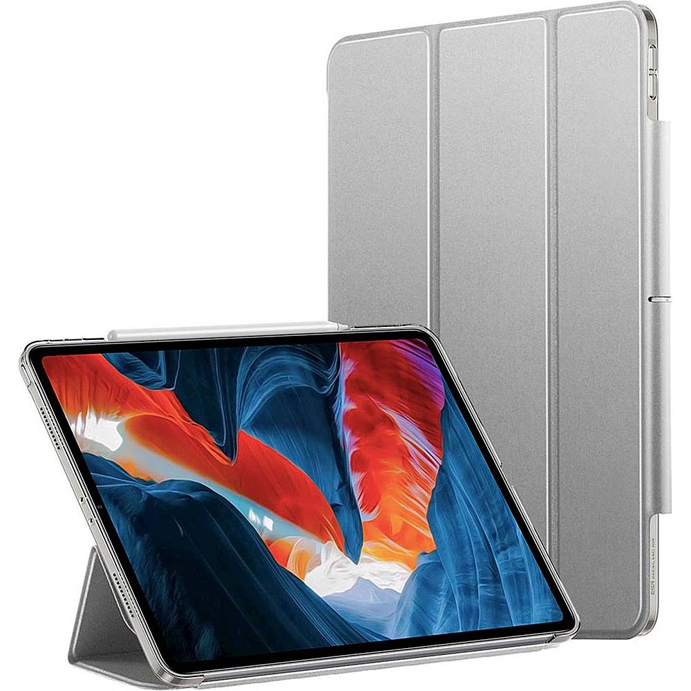 SaharaCase - ESR Folio Case for Apple iPad Pro 12.9" (5th Generation 2021) - Gray_3