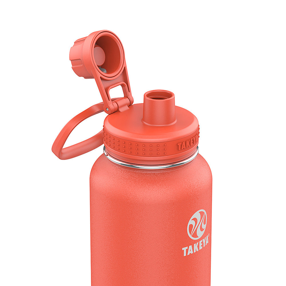 Takeya - Actives 40oz Spout Bottle - Coral_1