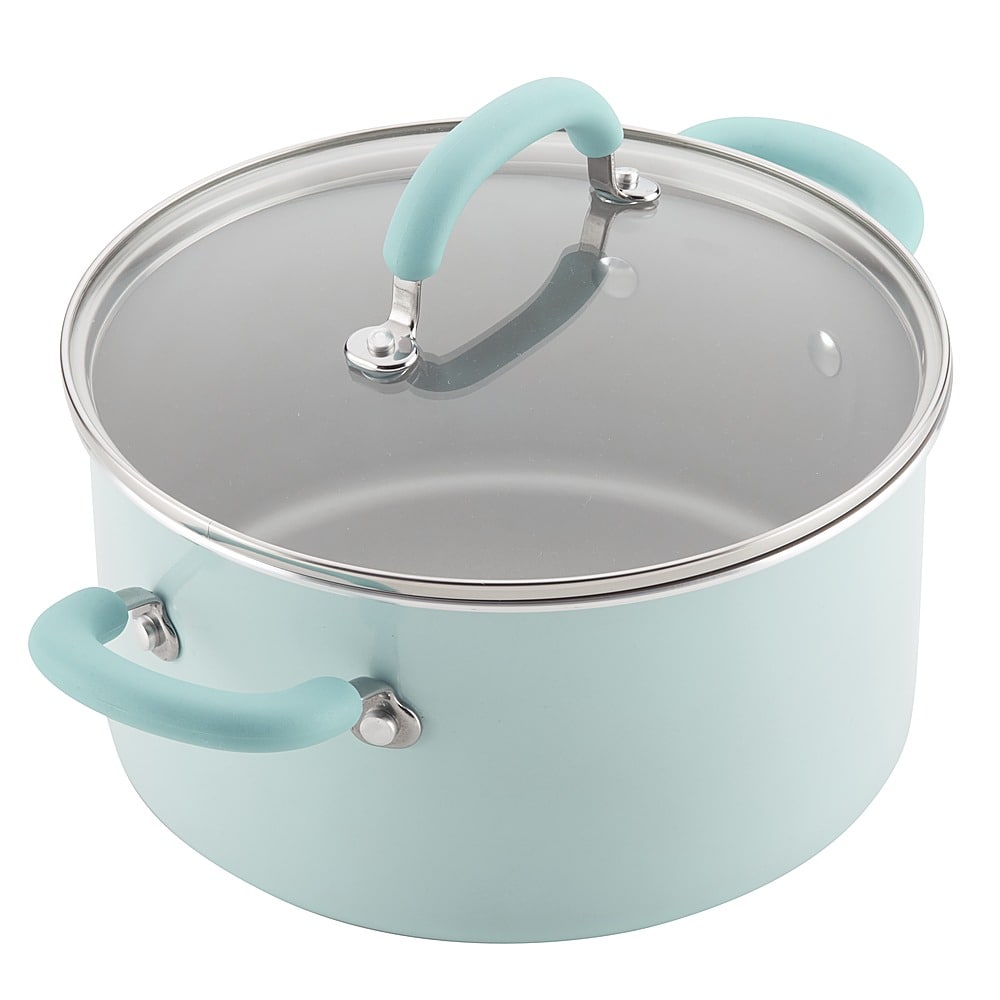 Rachael Ray - Create Delicious 13-Piece Cookware Set - Light Blue Shimmer_2
