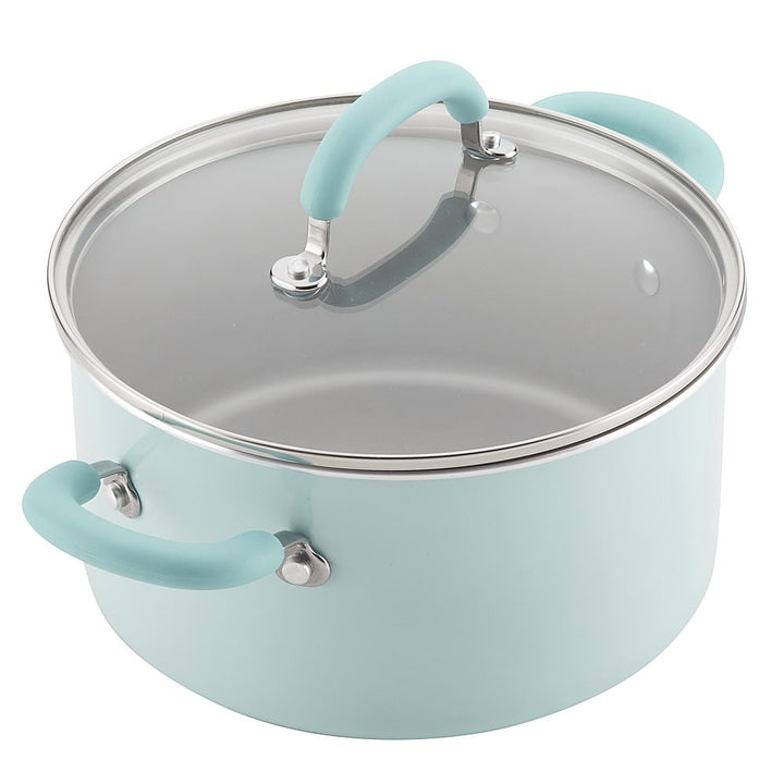 Rachael Ray - Create Delicious 13-Piece Cookware Set - Light Blue Shimmer_2