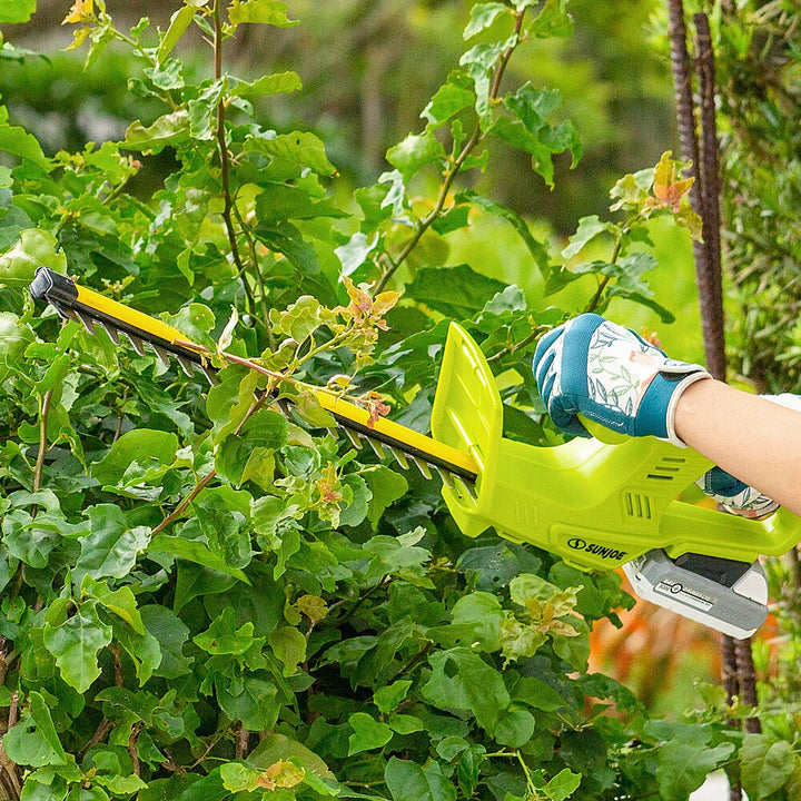 Sun Joe - 24V-HT18-CT 24-Volt iON+ Cordless Handheld Hedge Trimmer | 5/8" | Tool Only - Green_2