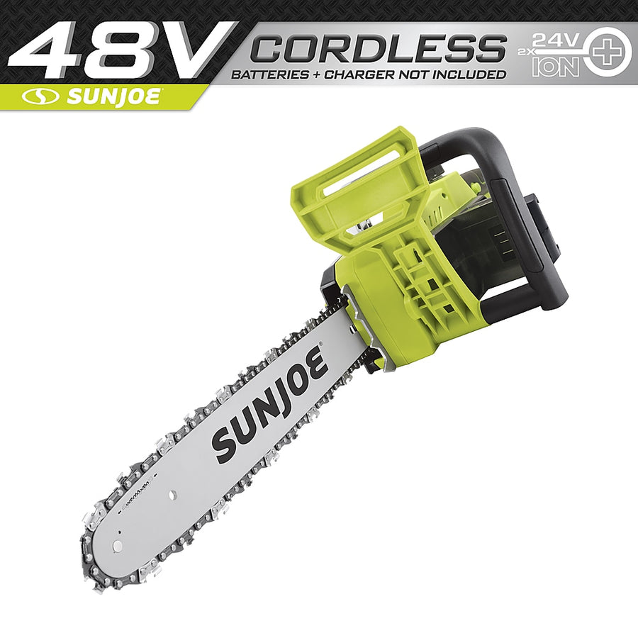 Sun Joe - 24V-X2-CS16-CT 48-Volt iON+ Cordless Chain Saw - Green_0