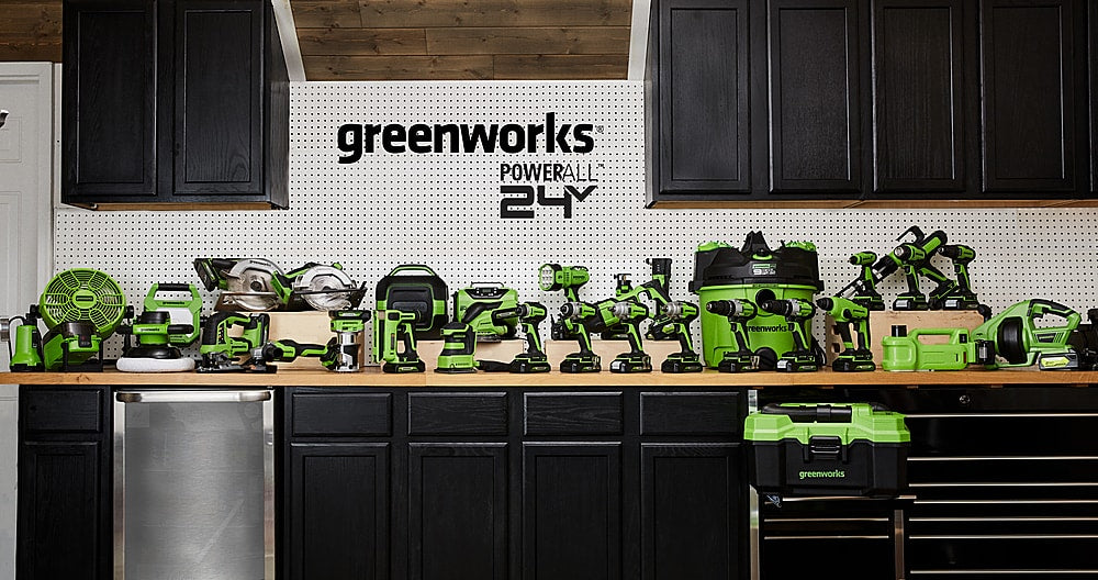 Greenworks - 24-Volt Cordless Brushless 1/4" Impact Driver (2 x 1.5Ah USB Batteries and Charger Included) - green_1