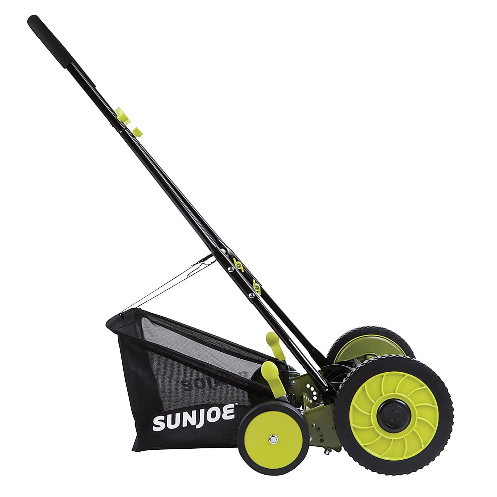 Sun Joe - MJ501M Manual Reel Mower w/ Grass Catcher | 18 inch - Green_7