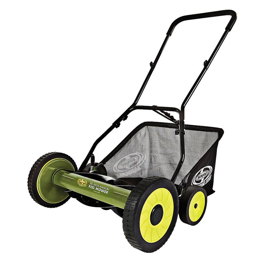 Sun Joe - MJ502M Manual Reel Mower w/ Grass Catcher | 20 inch - Green_0