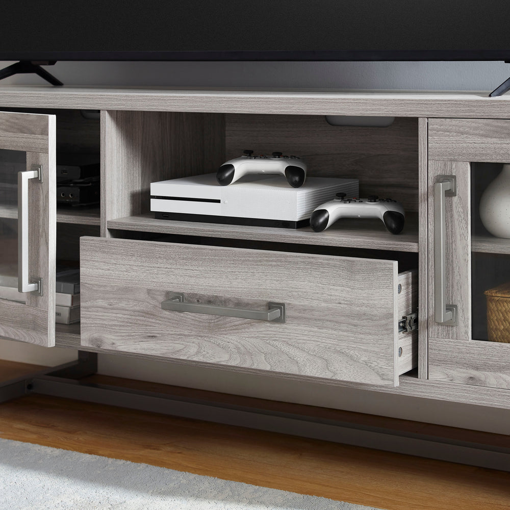 Insignia™ - TV Stand for Most TVs Up to 80" - Gray_1