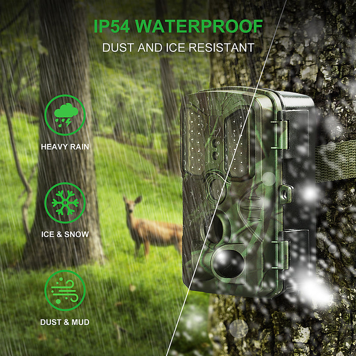 Rexing - H1 Blackhawk Trail Camera with Day and Night Ultra Fast Motion Detection - Green_3