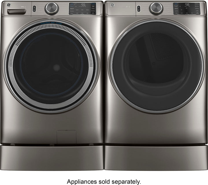 GE - Washer/Dryer Laundry Pedestal - Satin Nickel_2