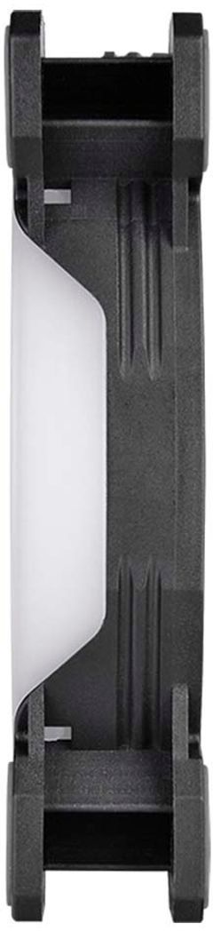 Thermaltake - Riing Quad 140mm 16.8 Million RGB Color 4 Light Rings 54 Addressable LED 9 Blades Hydraulic Bearing Case Fan - Black_1