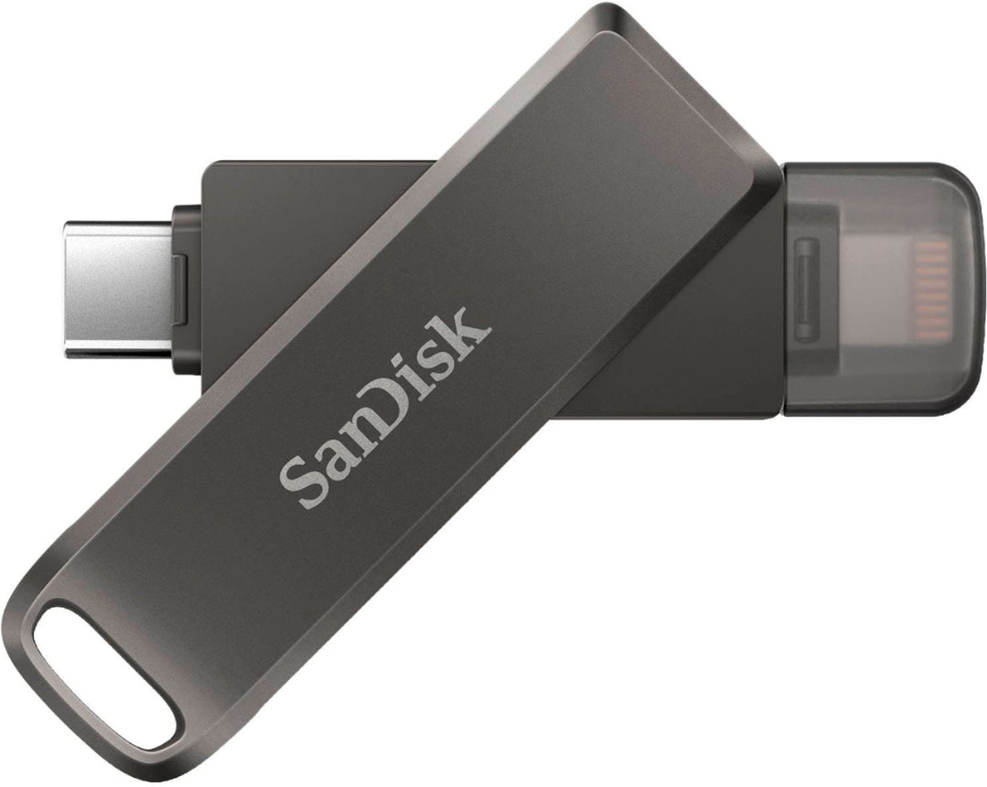 SanDisk - 128GB iXpand Flash Drive Luxe for iPhone Lightning and Type-C Devices_3