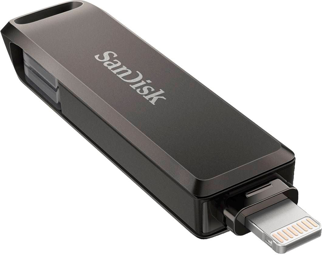 SanDisk - 128GB iXpand Flash Drive Luxe for iPhone Lightning and Type-C Devices_11