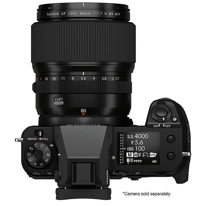Fujifilm - GF80mmF1.7 R WR Lens - Black_2