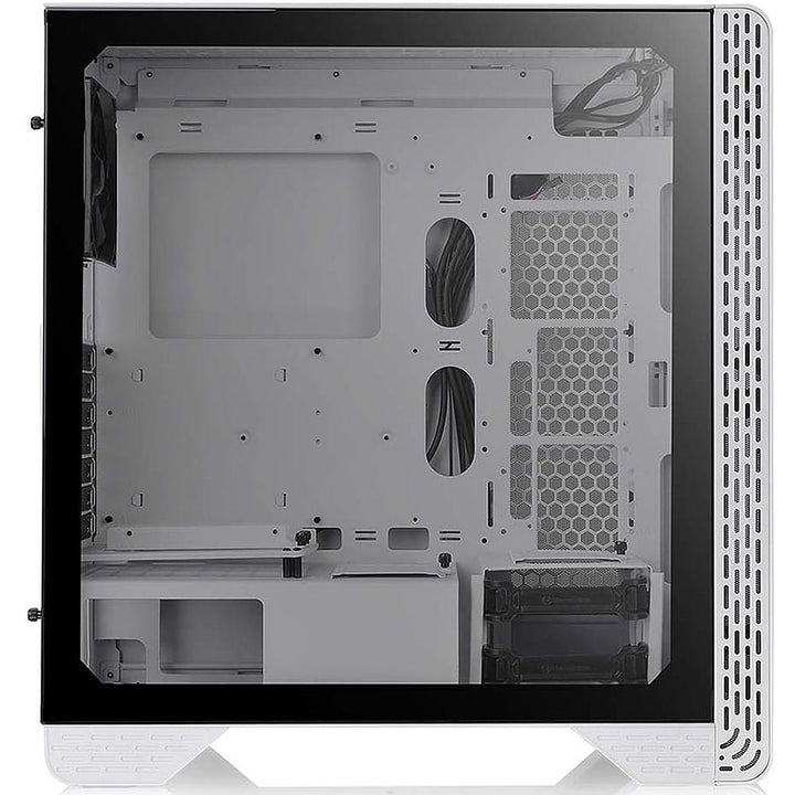 Thermaltake - S300 Tempered Glass Snow Edition ATX Mid-Tower Computer Case with 120mm Rear Fan Pre-Installed - Snow_6