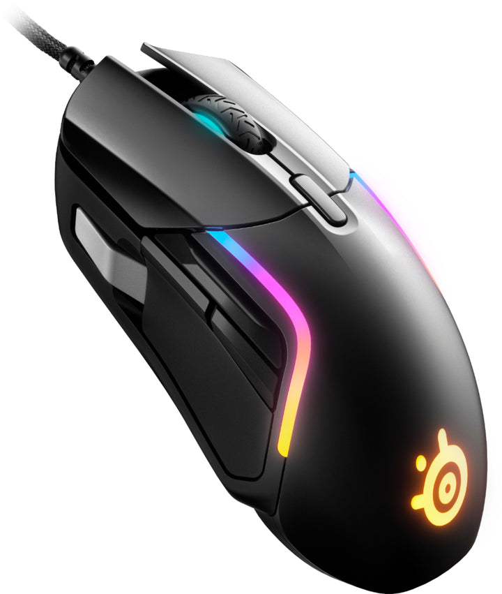 SteelSeries - Rival 5 Wired Optical Gaming Mouse with RGB Lighting - Black_1