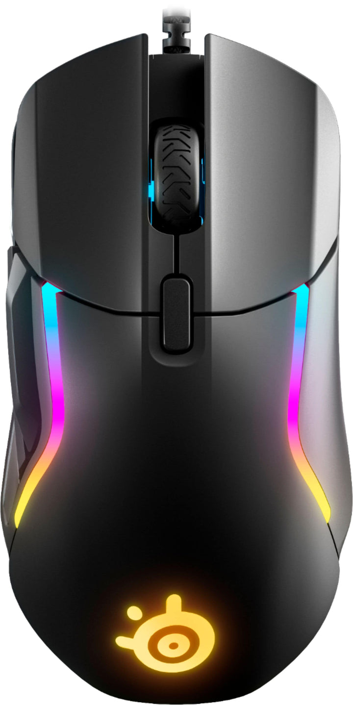 SteelSeries - Rival 5 Wired Optical Gaming Mouse with RGB Lighting - Black_0