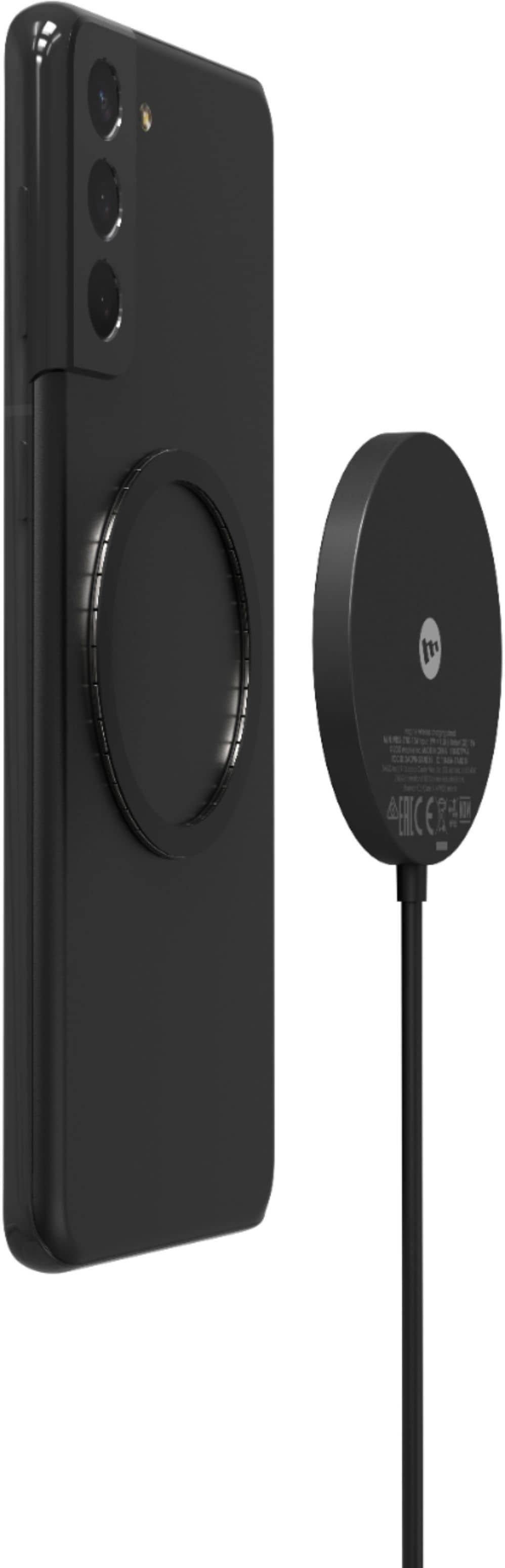 mophie - Snap+ 15W Fast Charge Wireless Charger with MagSafe Compatibility - Black_1