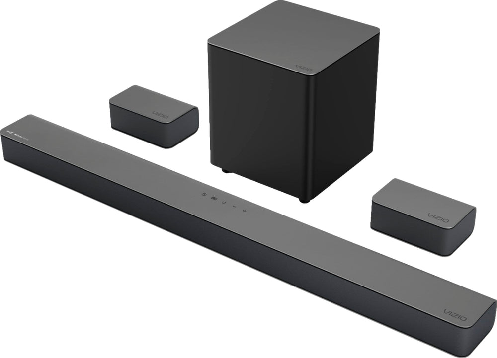 VIZIO - 5.1-Channel M-Series Premium Sound Bar with Wireless Subwoofer, Dolby Atmos and DTS:X - Dark Charcoal_1