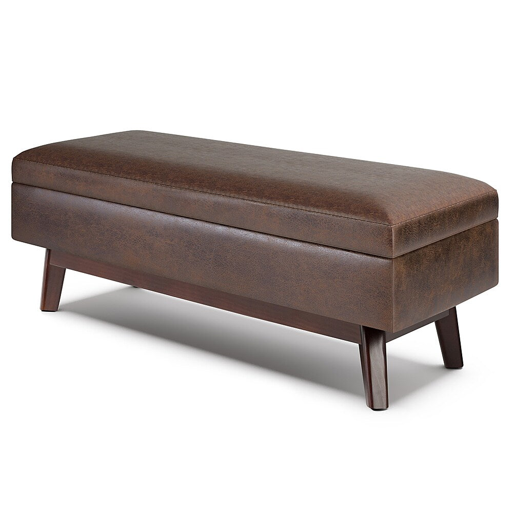 Simpli Home - Owen Rectangular Storage Ottoman - Distressed Chestnut Brown_1