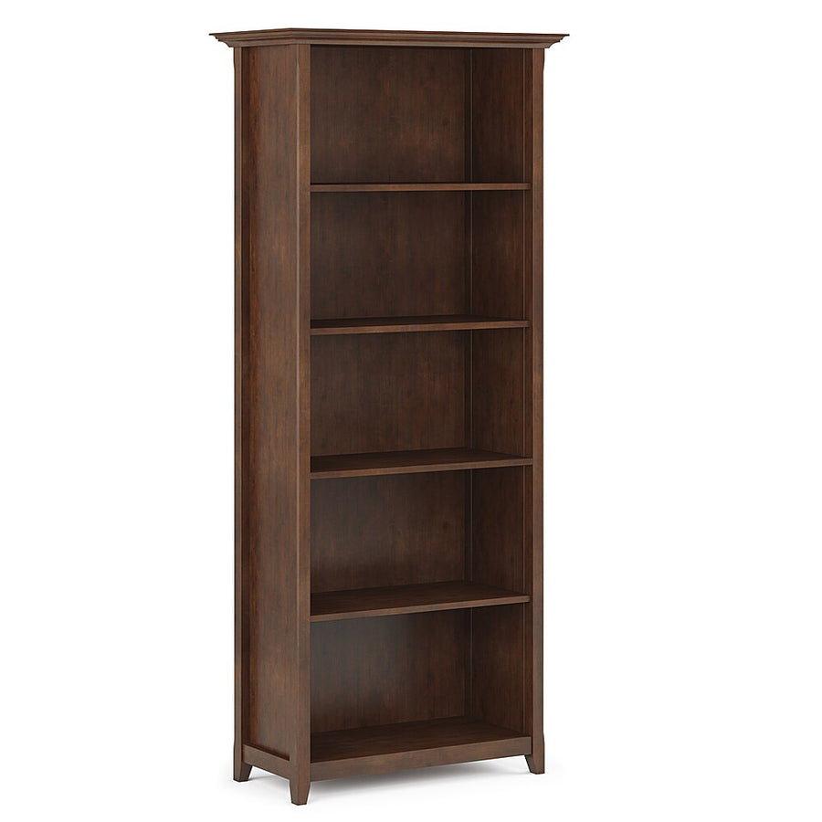 Simpli Home - Amherst 5 Shelf Bookcase - Russet Brown_0