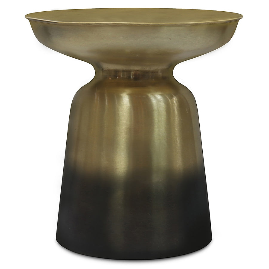 Simpli Home - Toby Metal Accent Table - Gold/Black Ombre_0