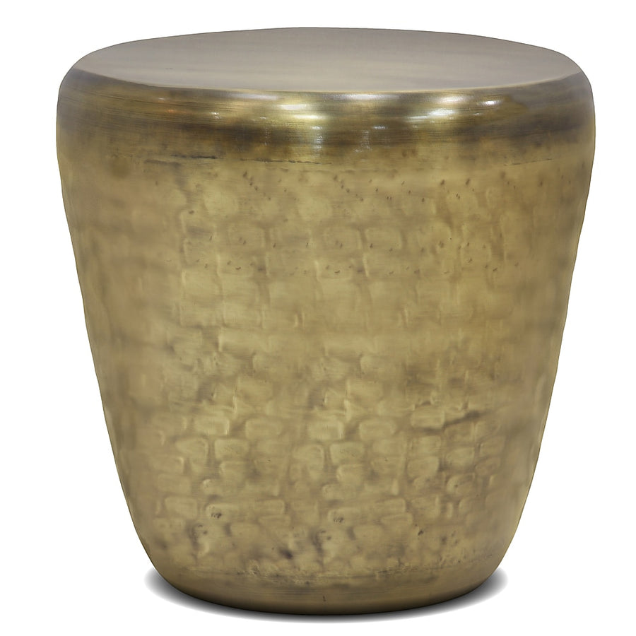 Simpli Home - Garvy Metal Side Table - Antique Gold_0