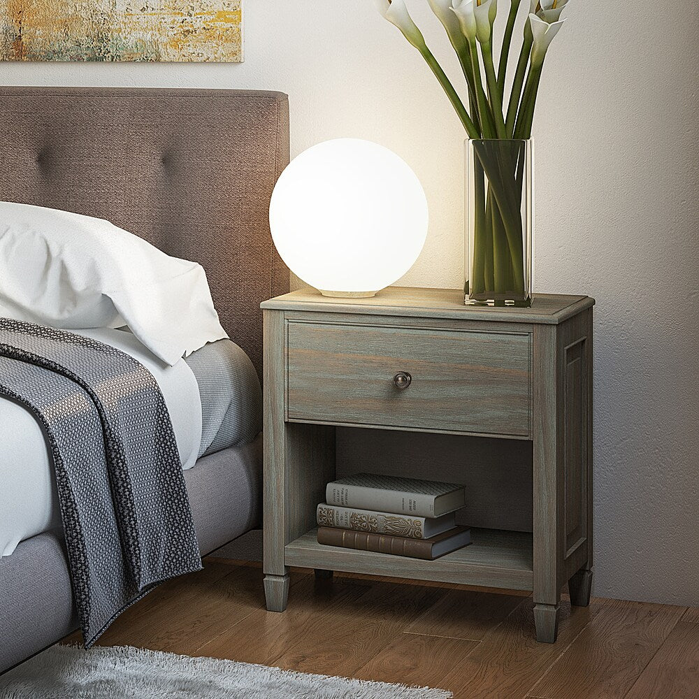 Simpli Home - Night Stand, Bedside table - Distressed Grey_7