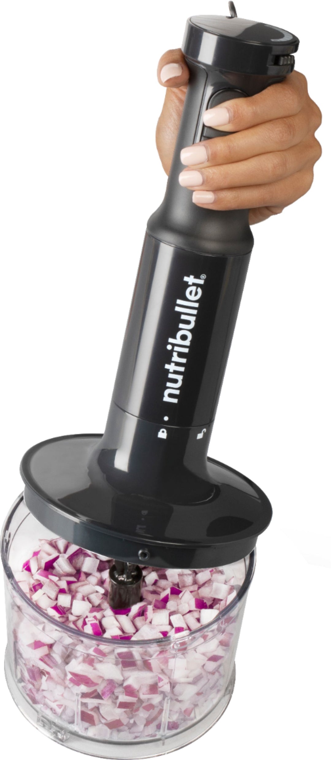 nutribullet Immersion Blender Deluxe with Whisk and Chopper Attachment NBI60100 - Black_3