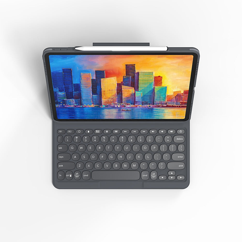 ZAGG - Pro Keys Wireless Keyboard & Detachable Case for Apple iPad Pro 12.9" (3rd Gen. 2018, 4th Gen. 2020, 5th Gen. 2021) - Black_4
