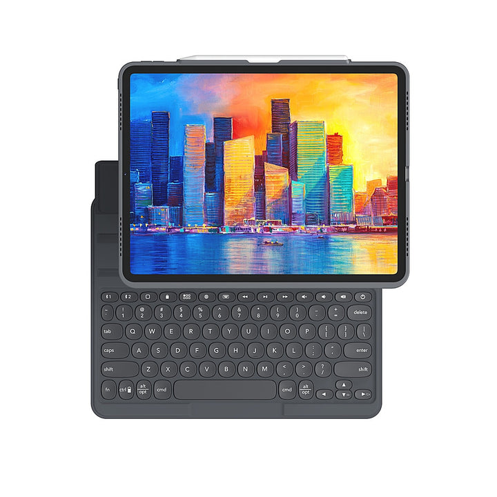 ZAGG - Pro Keys Wireless Keyboard & Detachable Case for Apple iPad Pro 12.9" (3rd Gen. 2018, 4th Gen. 2020, 5th Gen. 2021) - Black_3