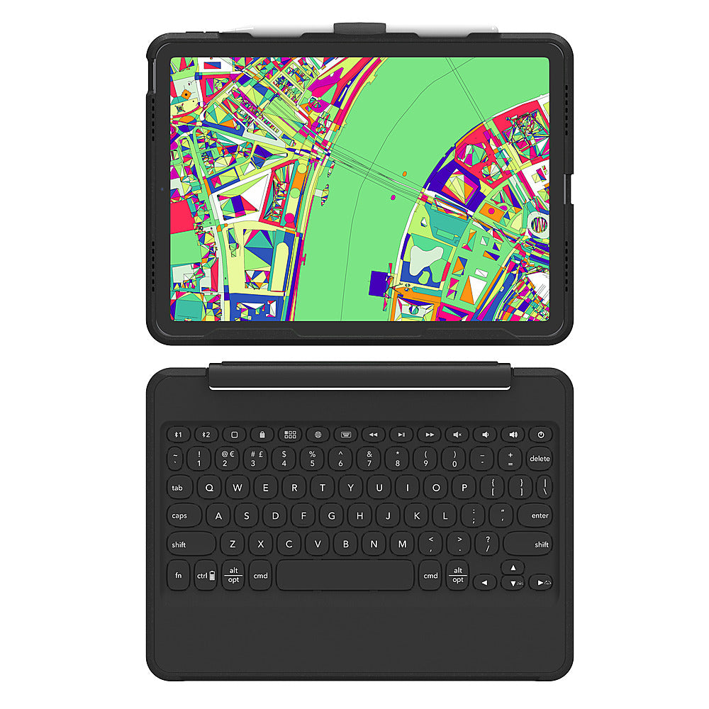 ZAGG - Rugged Book Wireless Keyboard & Detachable Case for Apple iPad Air 10.9" (2020, 2022) and iPad Pro 11" (2018-2021) - Black_7