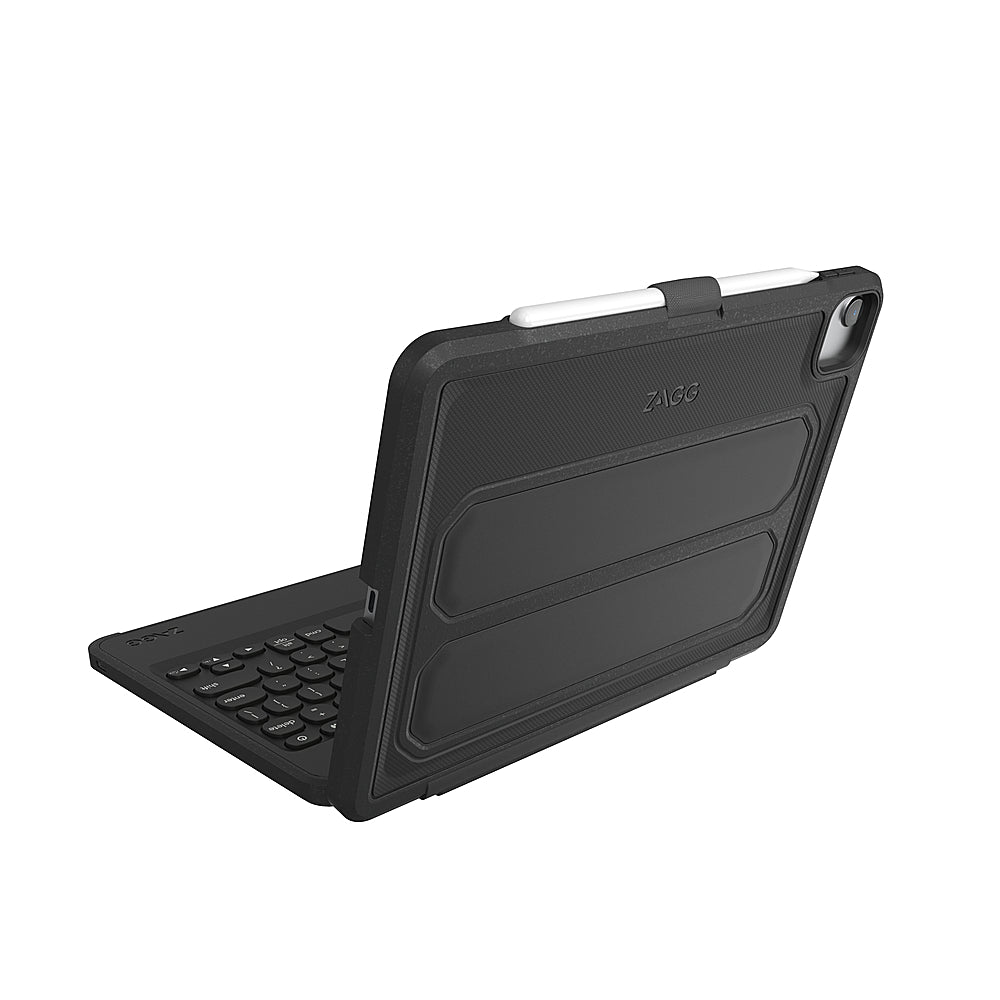 ZAGG - Rugged Book Wireless Keyboard & Detachable Case for Apple iPad Air 10.9" (2020, 2022) and iPad Pro 11" (2018-2021) - Black_2