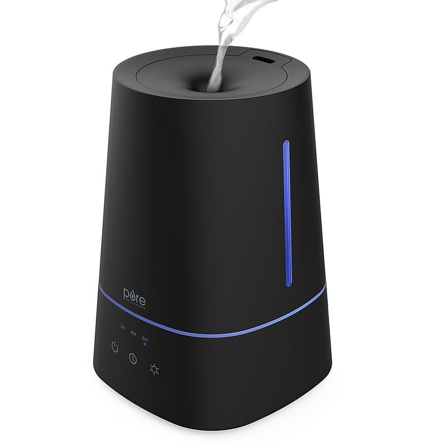 Pure Enrichment HUME Max - Easy Top Fill Ultrasonic Cool Mist Humidifier - Black_0