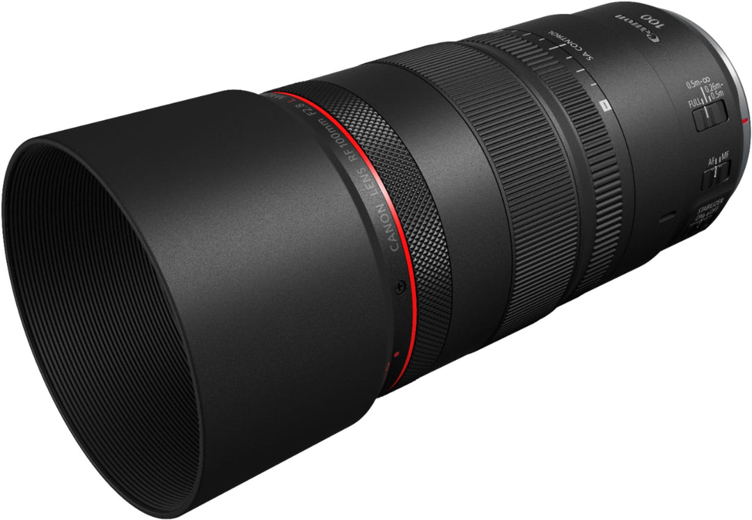 Canon - RF 100mm f/2.8 L MACRO IS USM Telephoto Lens for RF Mount Cameras - Black_4