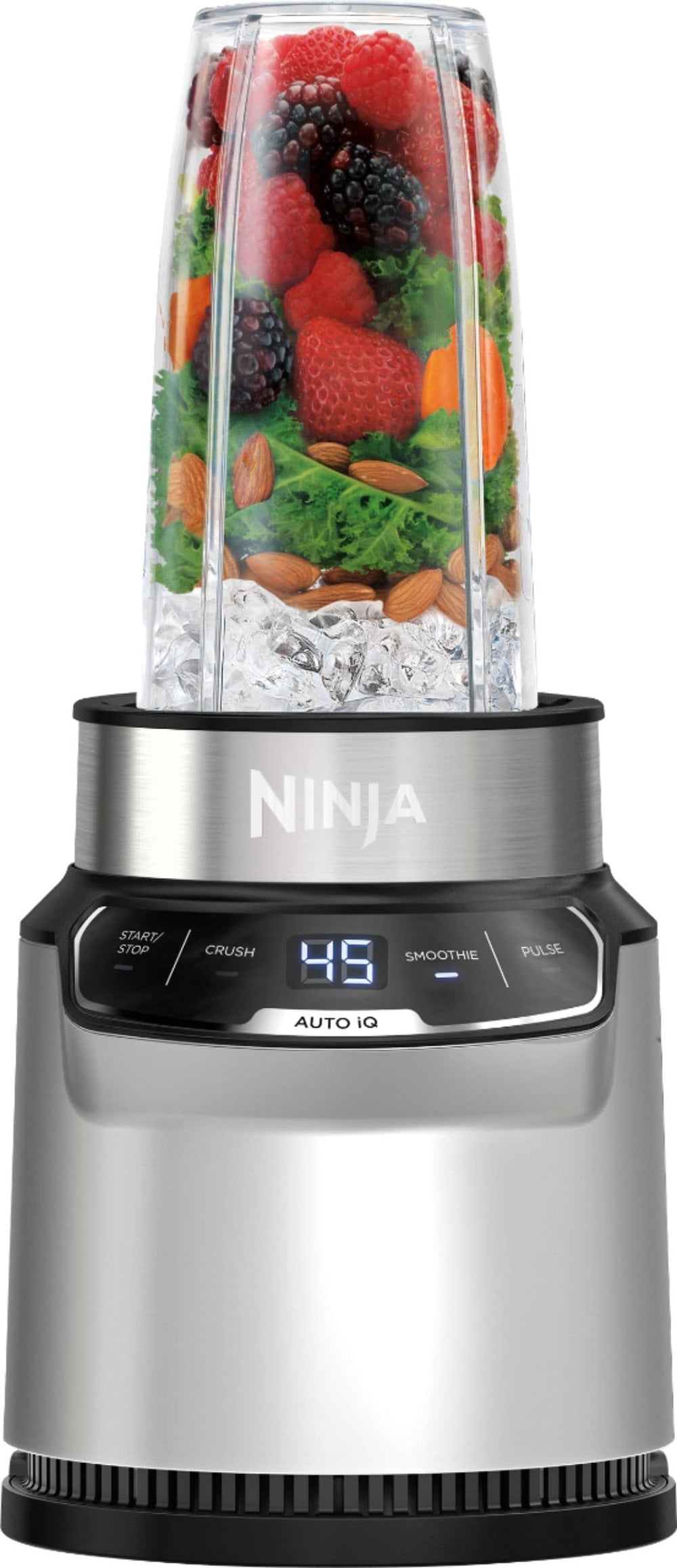Ninja - Nutri-Blender Pro Personal Blender with Auto-iQ - Cloud Silver_1