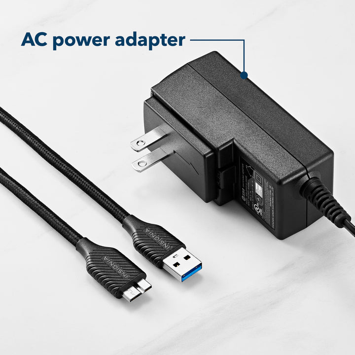 Insignia™ - 4-Port USB 3.0 Powered Hub - Metallic Gray_1