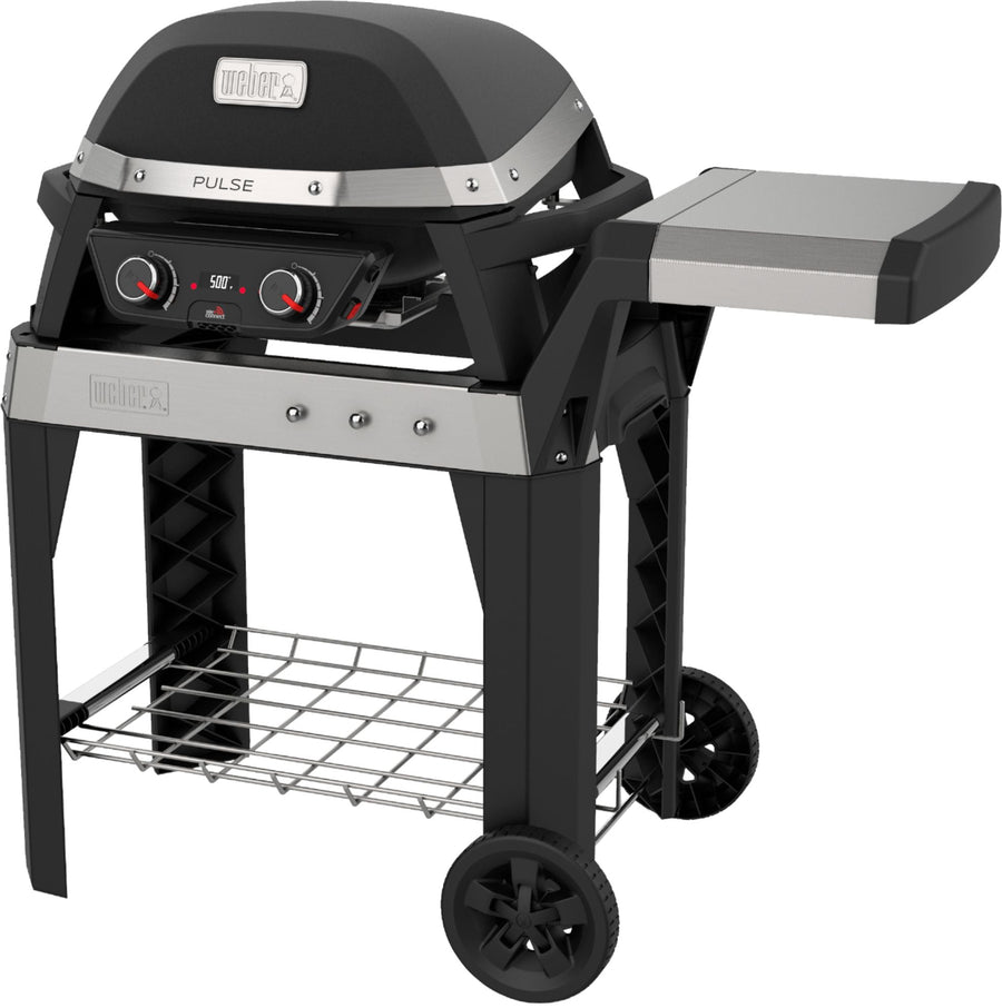 Weber - Pulse 2000 Electric Outdoor Grill with Cart - Black_0