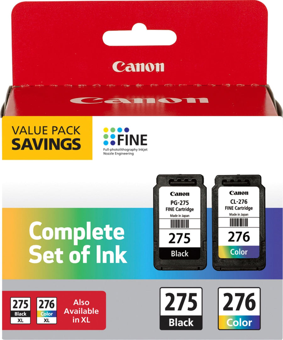 Canon - PG-275/CL-276 Multi Pack Ink Cartridges - Black/Multi_0