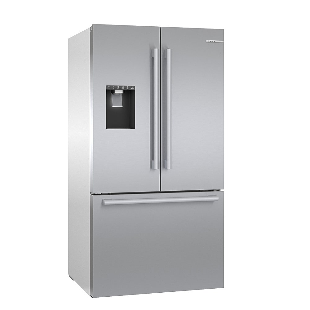 Bosch - 500 Series 26 cu. ft. French Door Standard-Depth Smart Refrigerator with External Water and Ice - Stainless steel_10