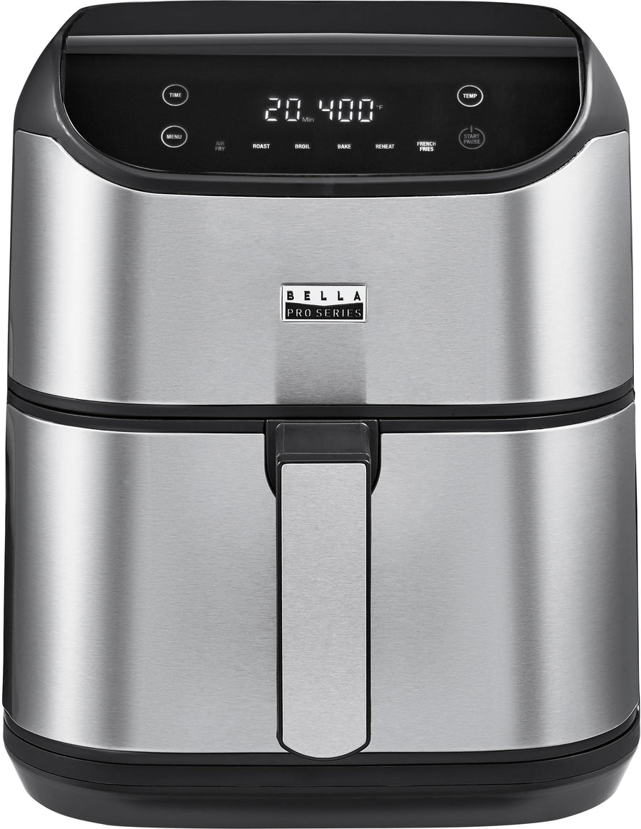 Bella Pro Series - 6-qt. Digital Air Fryer with Stainless Finish - Stainless Steel_0