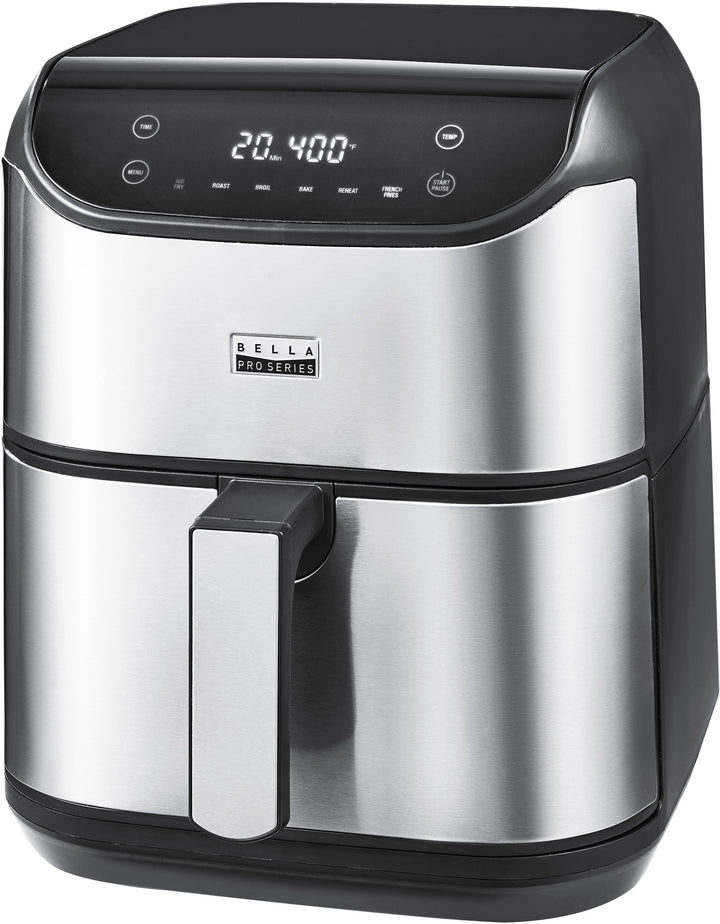 Bella Pro Series - 6-qt. Digital Air Fryer with Stainless Finish - Stainless Steel_2