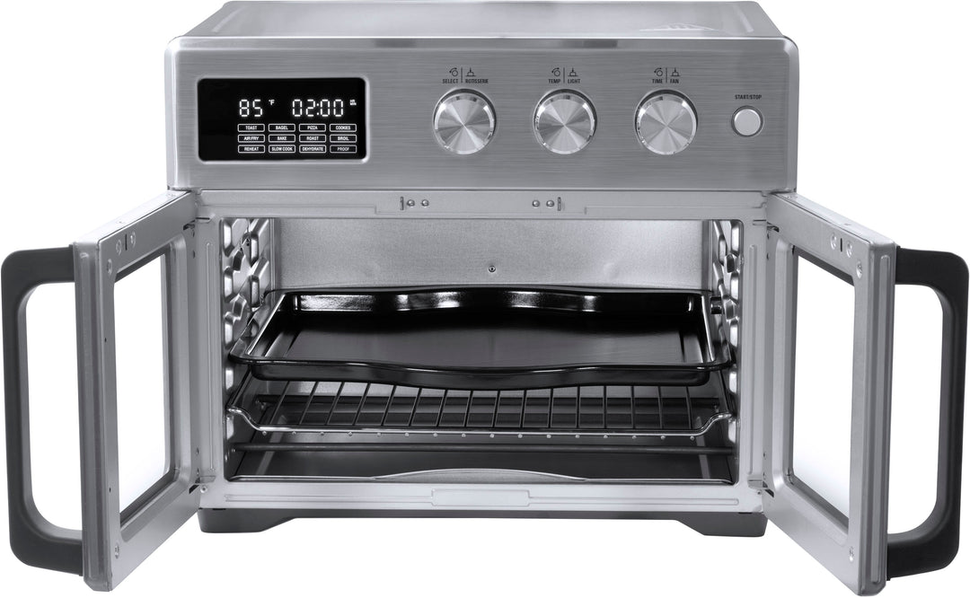 Bella Pro Series - 12-in-1 6-Slice Toaster Oven + 33-qt. Air Fryer with French Doors - Stainless Steel_2