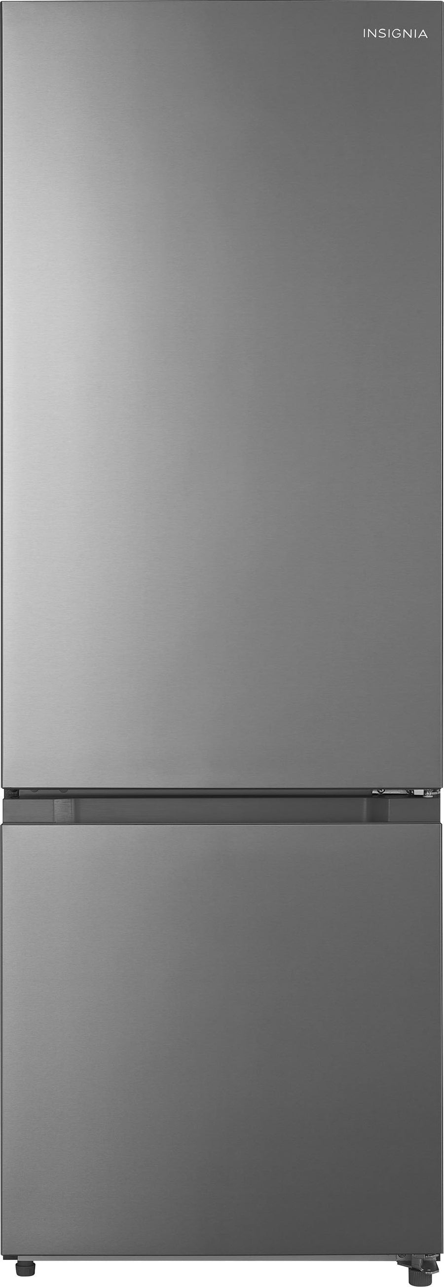 Insignia™ - 11.5 Cu. Ft. Bottom Mount Refrigerator - Stainless steel_0
