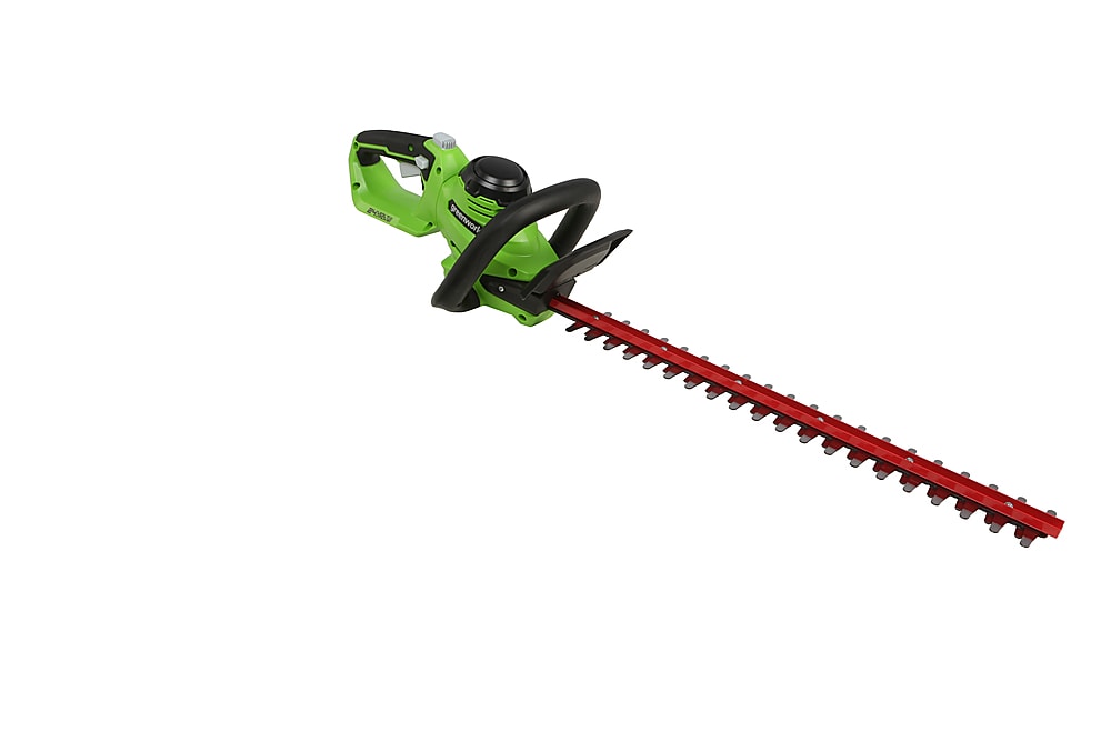 Greenworks - 22 in. 24-Volt Cordless Hedge Trimmer (Battery and Charger Not Included) - Black/Green_1