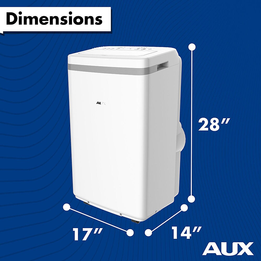 AuxAC - 275 Sq. Ft Portable Air Conditioner - White_4