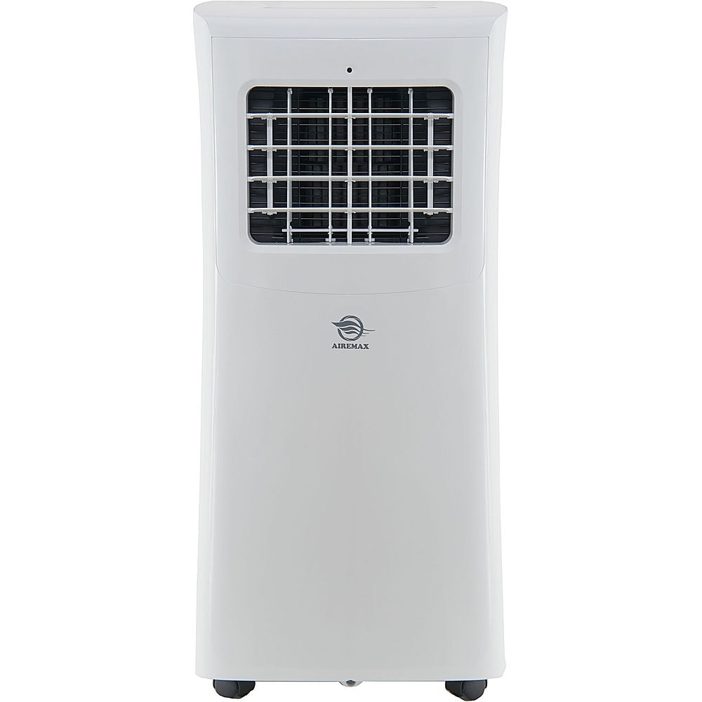 AireMax - Portable Air Conditioner with Remote Control for Rooms up to 300 Sq. Ft. - White_0