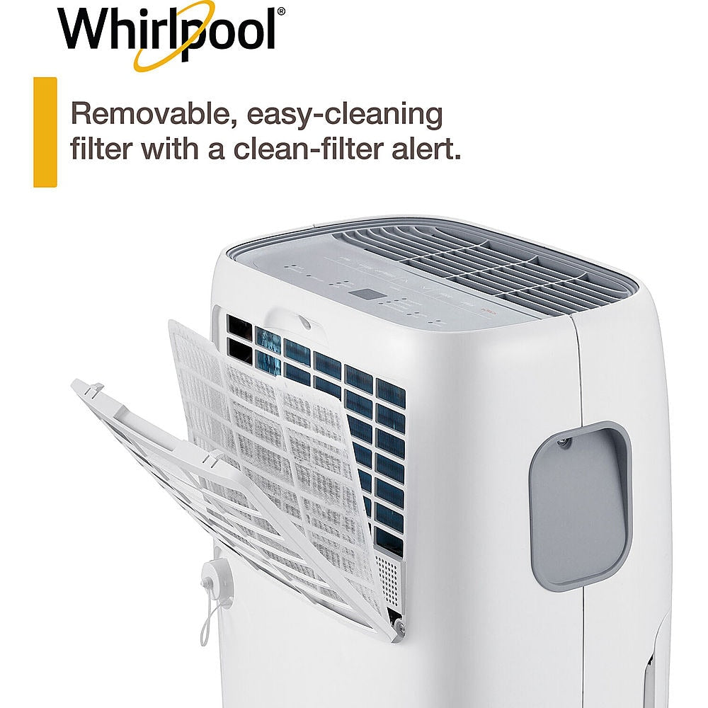Whirlpool - 40 Pint Dehumidifier - White_7