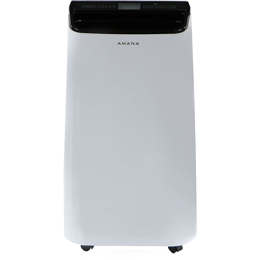 Amana - Portable Air Conditioner with Remote Control for Rooms up to 450-Sq. Ft. - White/Black_0