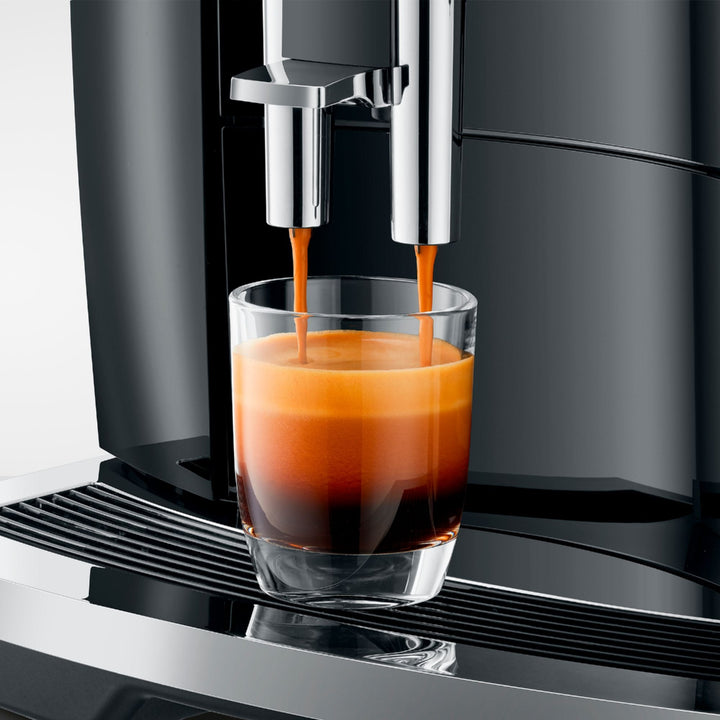 Jura - E8 Single Serve Coffee Maker and Espresso Machine with 15 Bars of Pressure and Integrated Grinder - Piano Black_2