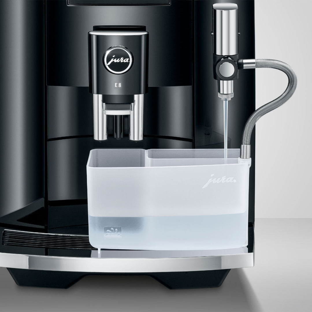 Jura - E8 Single Serve Coffee Maker and Espresso Machine with 15 Bars of Pressure and Integrated Grinder - Piano Black_13